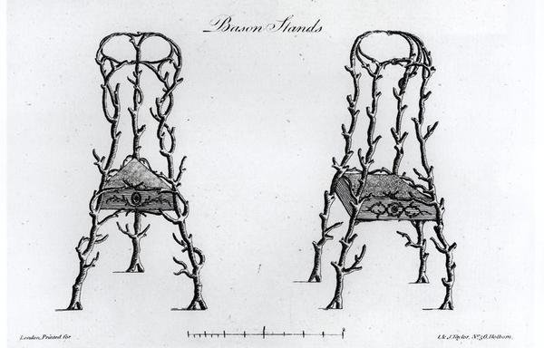 Bason Stands，摘自《怪诞建筑，或乡村娱乐》，作者威廉-赖特 作者 英语学校