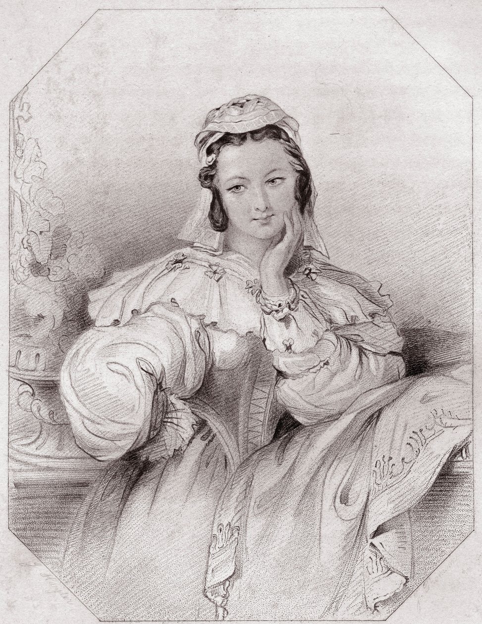 比阿特丽斯（Beatrix），莱昂纳多的侄女 比阿特丽斯，莱昂纳多的侄女（《一无所有》）在--"莎士比亚妇女画廊，收集了四十五幅早期伦敦艺术家创作的严肃肖像画，并附有批评和文学记录" 约1838--fr 作者 英语学校