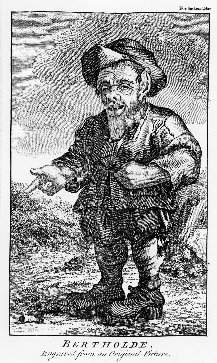 Bertagnona的伯特霍尔德出版于“伦敦杂志”，1820-29（版画） 作者 英语学校