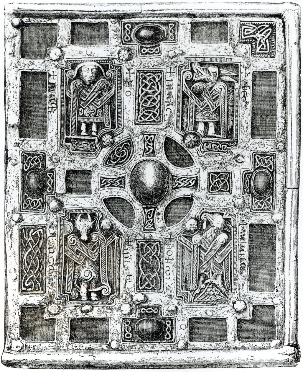 书籍神社或莫拉伊斯的Cumdach，c.1001-1025 作者 英语学校