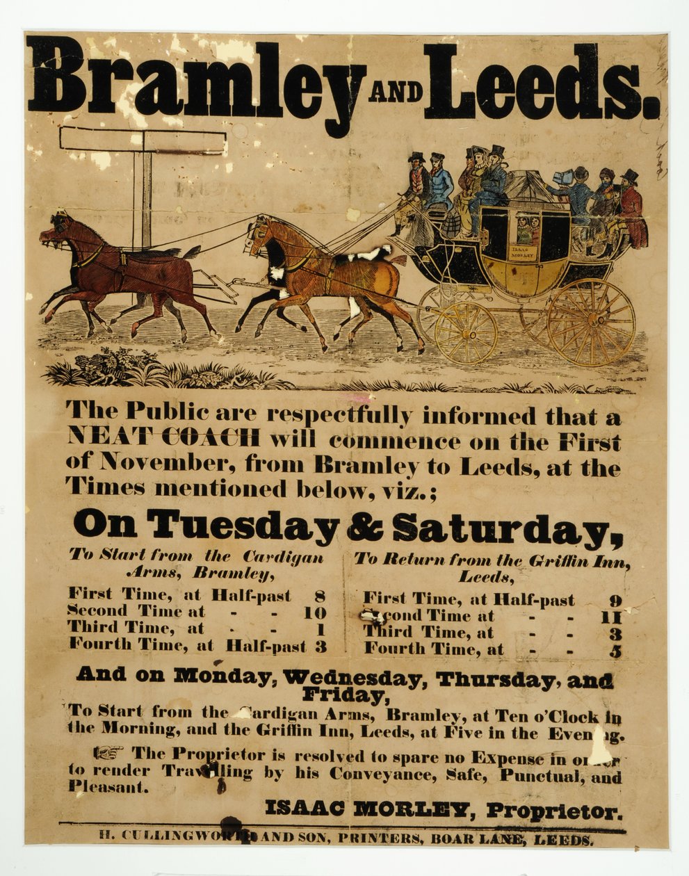 Bramley and Leeds coach timetable 作者 英语学校