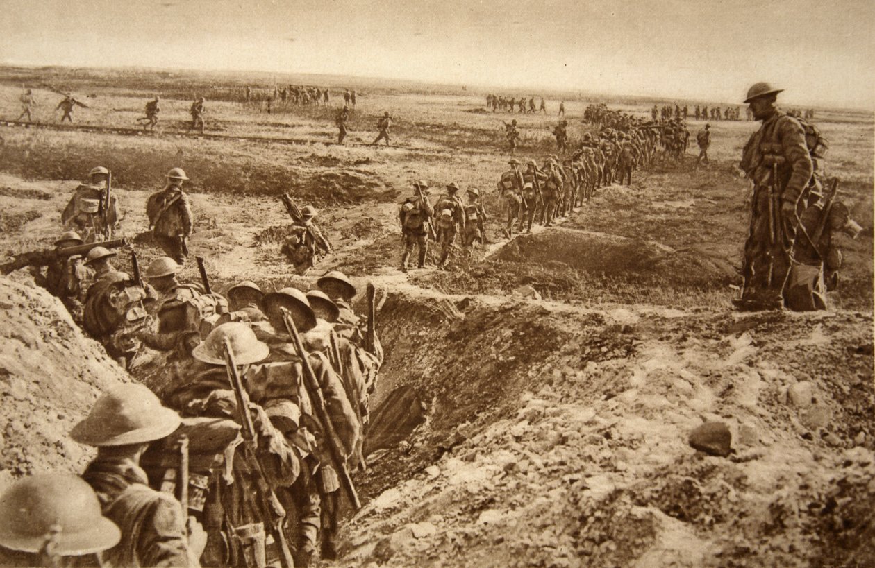 1914年至1919年，英国步兵前进康布雷 作者 英语学校