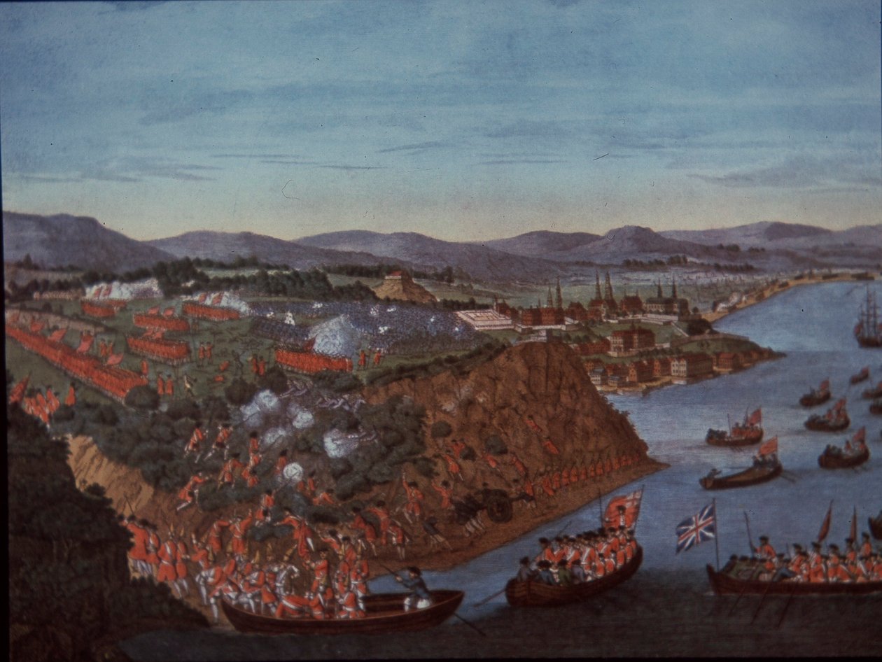 1759年，英国人从法国人手中夺取加拿大魁北克。 作者 英语学校