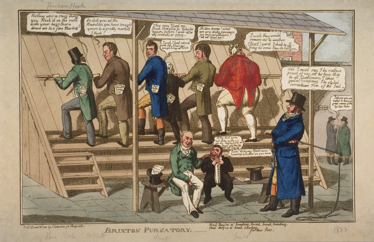 Brixton Purgatory，1822年（手工蚀刻） 作者 英语学校