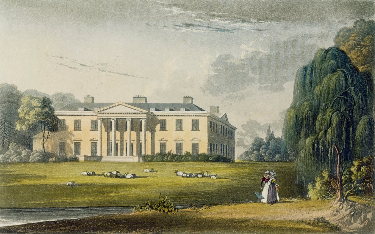 Broadlands，来自Ackermanns艺术资料库，1825年 作者 英语学校