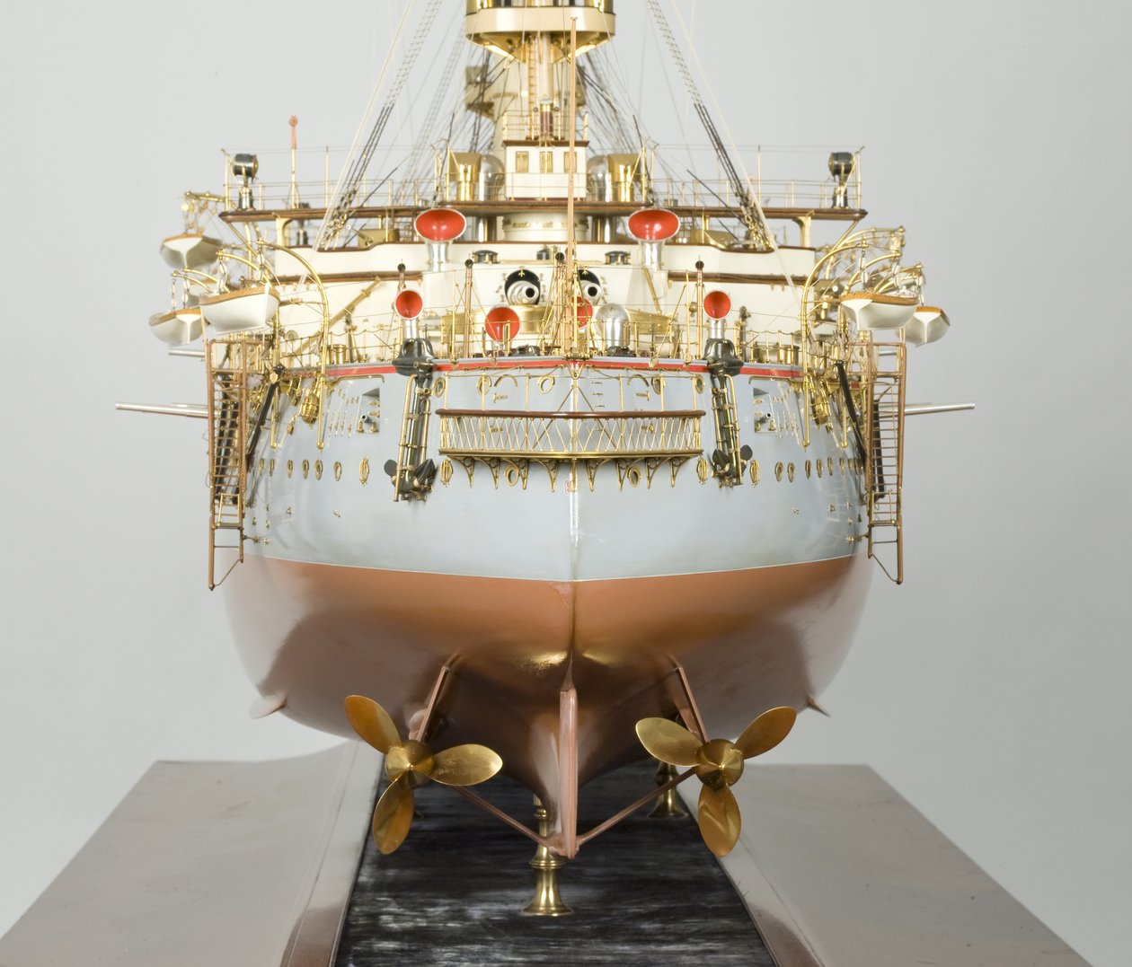 建造者的日本战舰模型“Hatsuse”，c.1890-99 作者 英语学校
