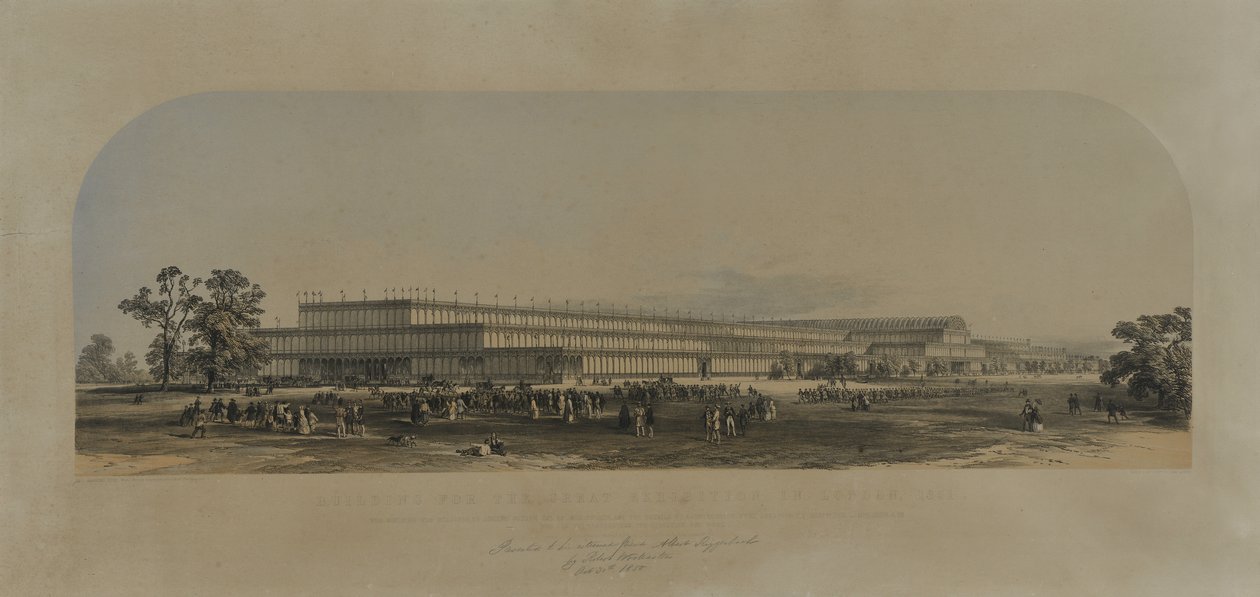 1851年在伦敦举行的大型展览建筑 作者 英语学校