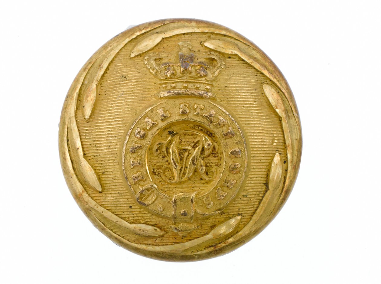 纽扣，孟加拉参谋团，1861-1876年 作者 英语学校