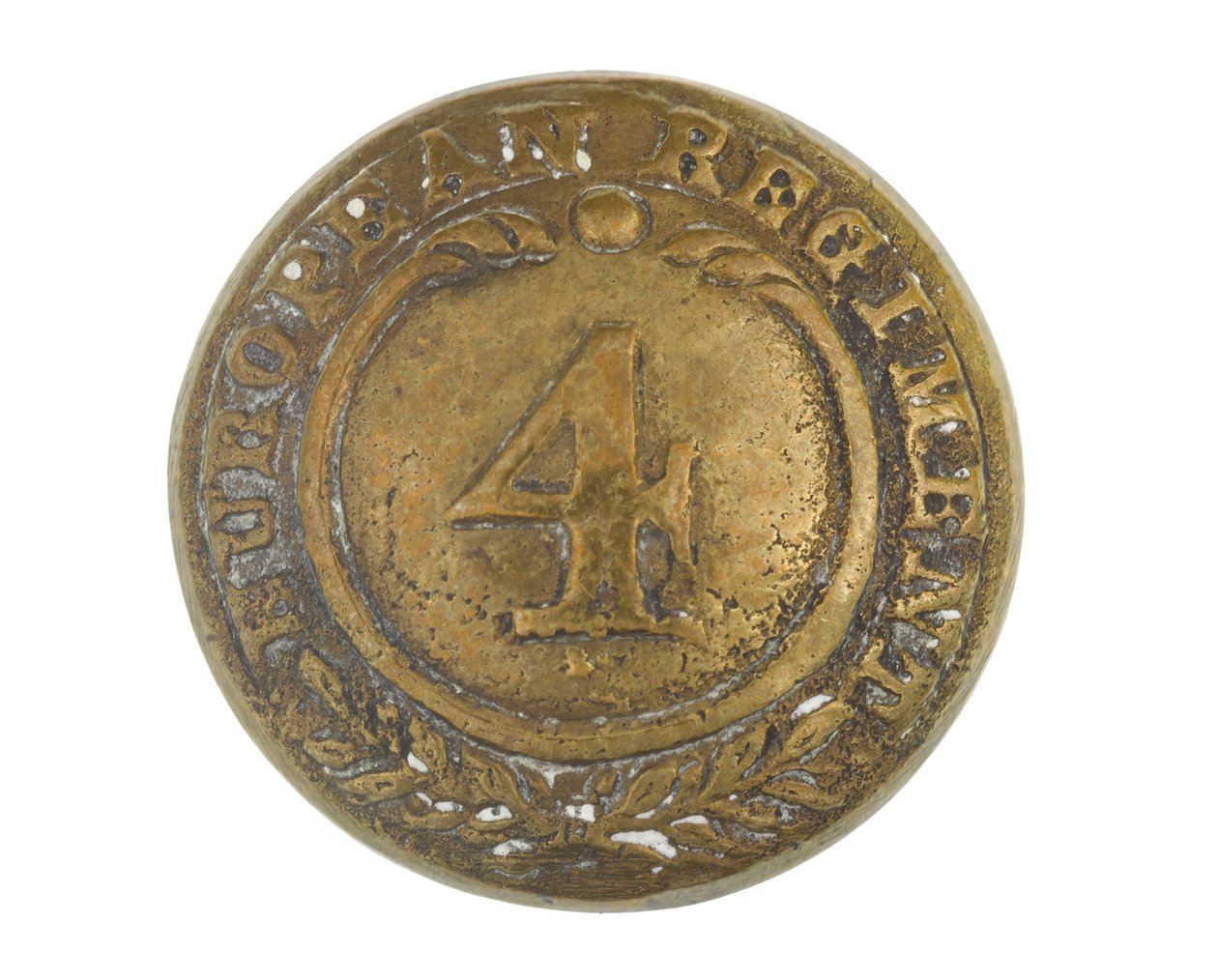 纽扣，其他职级，第4孟加拉欧洲军团，1855-1861年 作者 英语学校