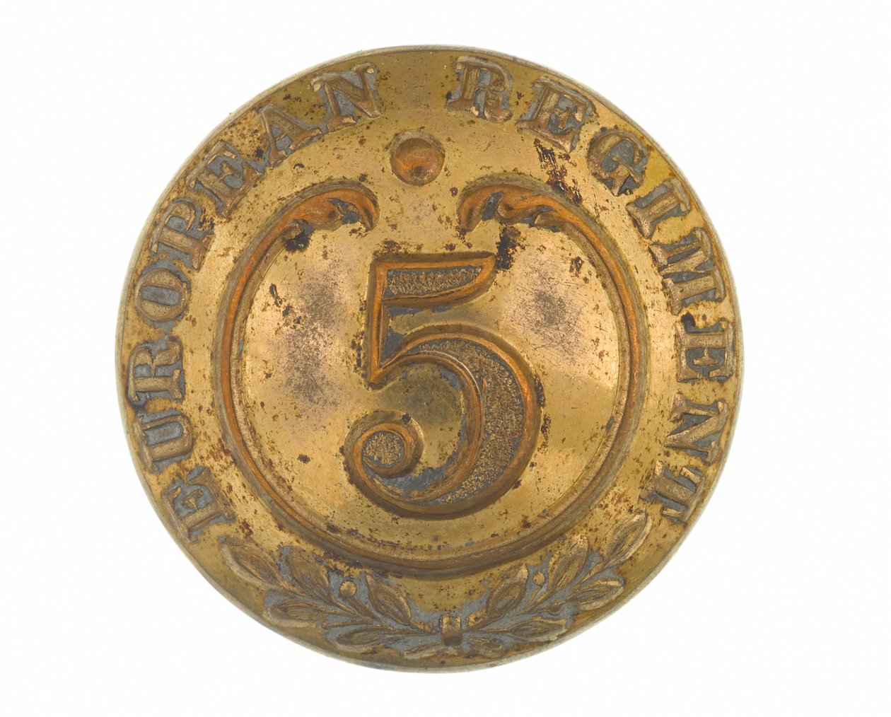 纽扣，其他职级，第5孟加拉欧洲军团，1858-1860年 作者 英语学校