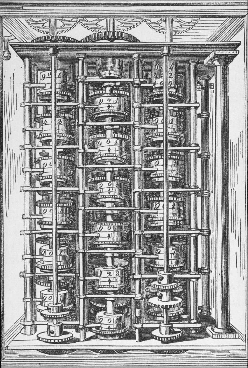 由查尔斯汤姆林森编辑，1880年代编辑的有用艺术与制造的Cyclopaedia的差异引擎机器 作者 英语学校