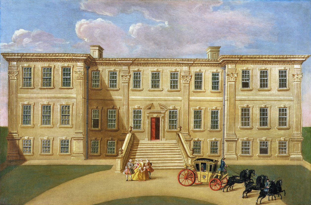 德比郡的卡尔克霍尔，亨利哈布尔爵士的座位，男爵，1734年 作者 英语学校