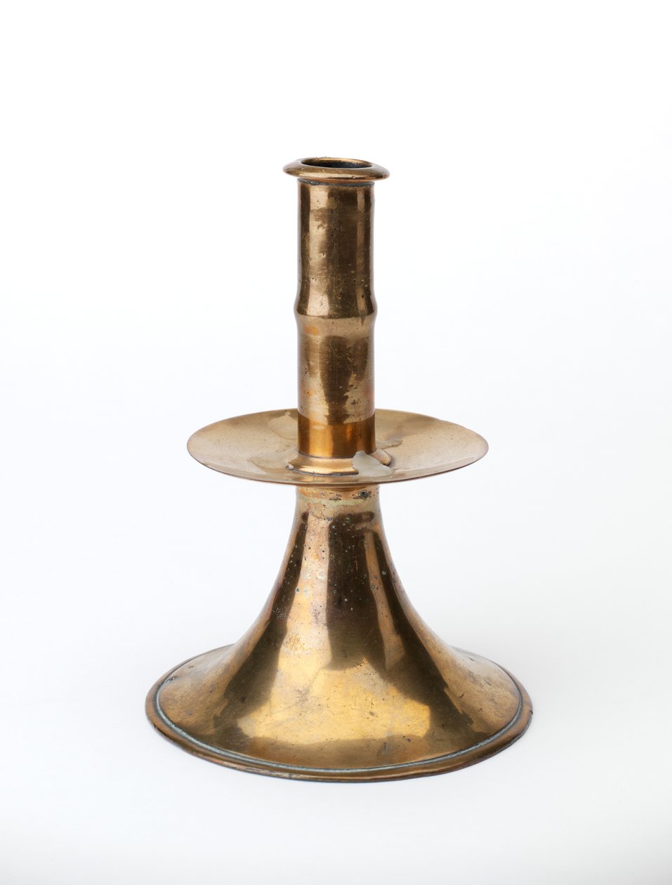 烛台，c.1650-99（黄铜） 作者 英语学校