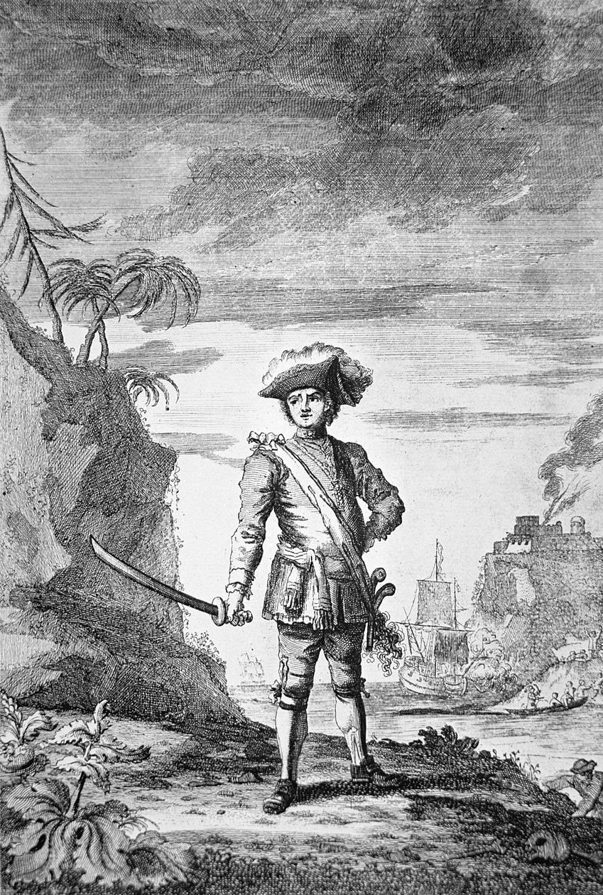 Bartholomew Roberts上尉，由James Basire刻制 作者 英语学校
