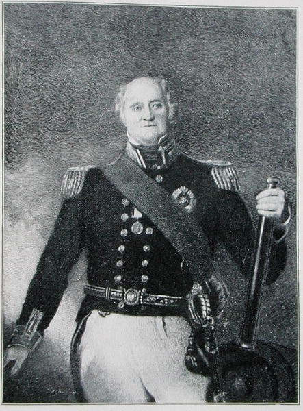 托马斯-马斯特曼-哈迪上尉（1769-1839）（雕刻）。 作者 英语学校
