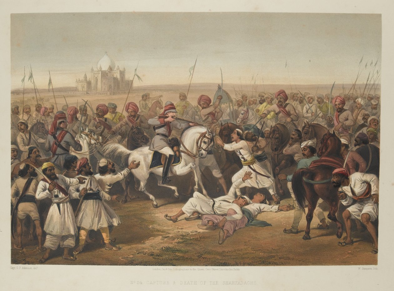 1857年“Shahzadaghs的夺取与死亡” 作者 英语学校