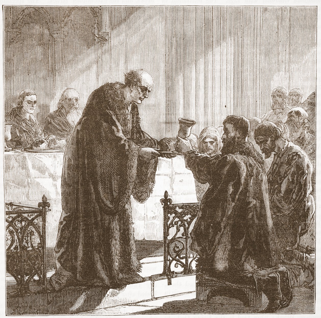 由Zurichers以新教形式庆祝上议院晚餐，James Aitken Wylie（1808-1890），酒吧的新教历史插图。 1878年 作者 英语学校