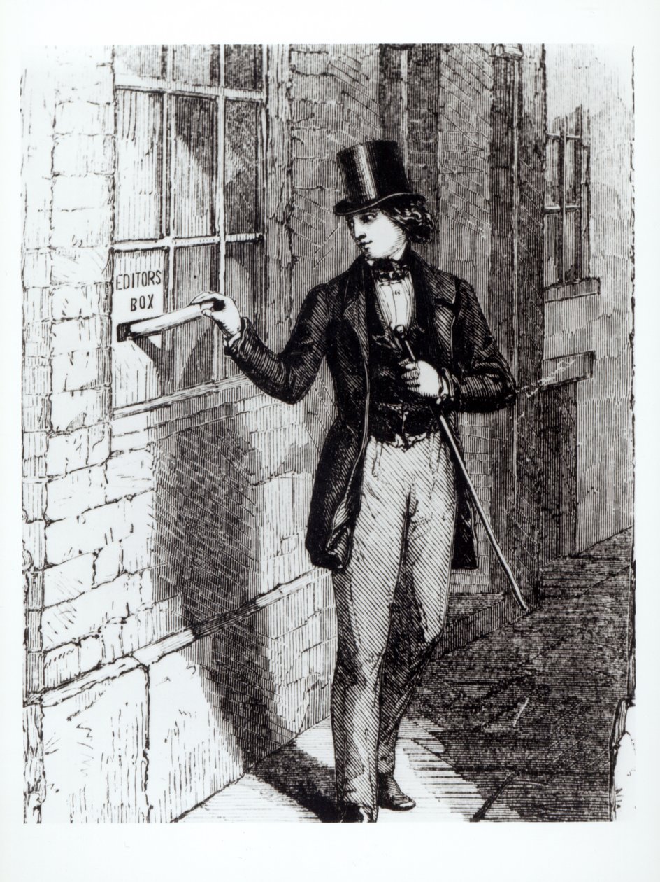 查尔斯狄更斯（1812-70）提交他的故事 作者 英语学校