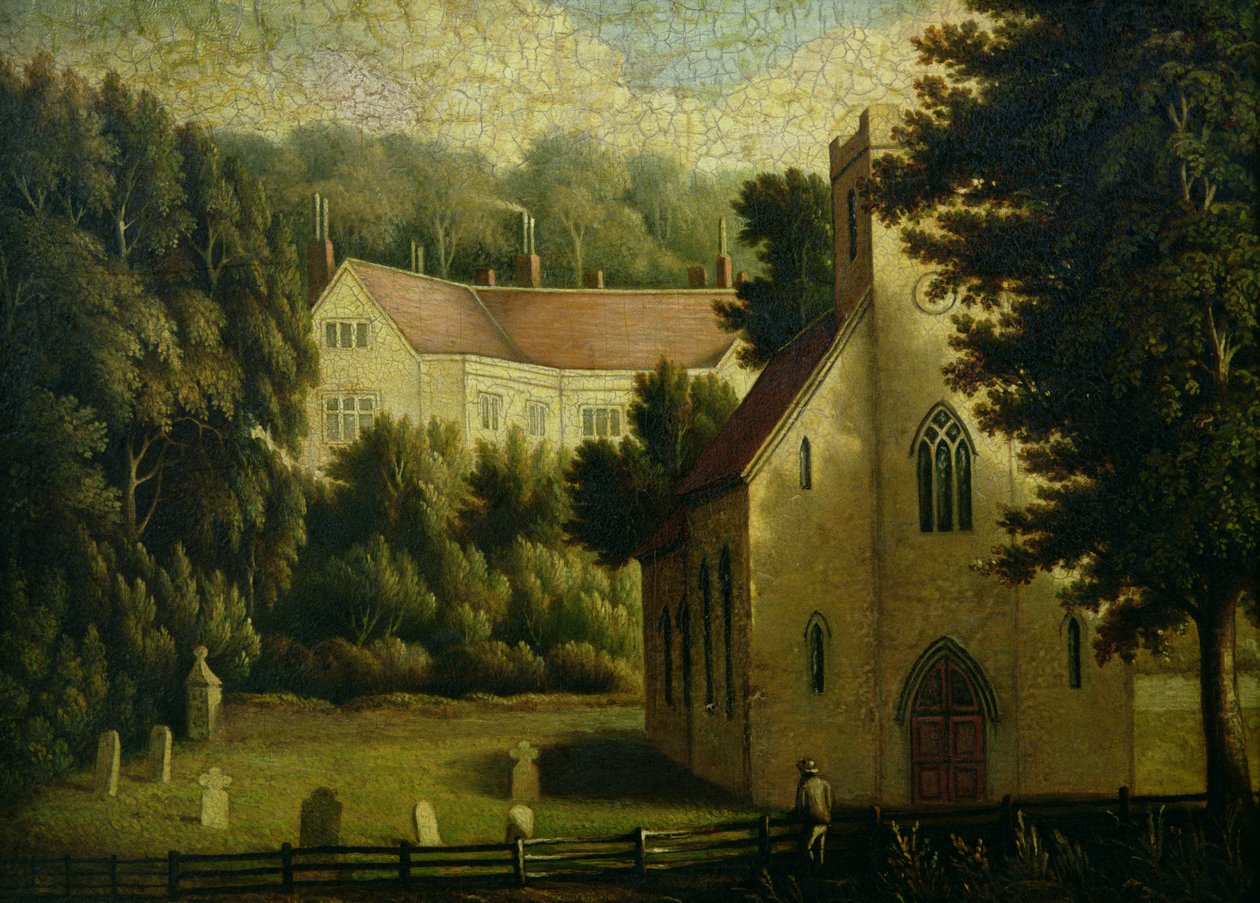Chawton House and Church，1809 作者 英语学校