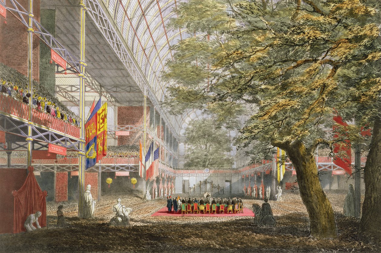 闭幕式，来自1851年Dickinsons综合图片展，1854年出版 作者 英语学校