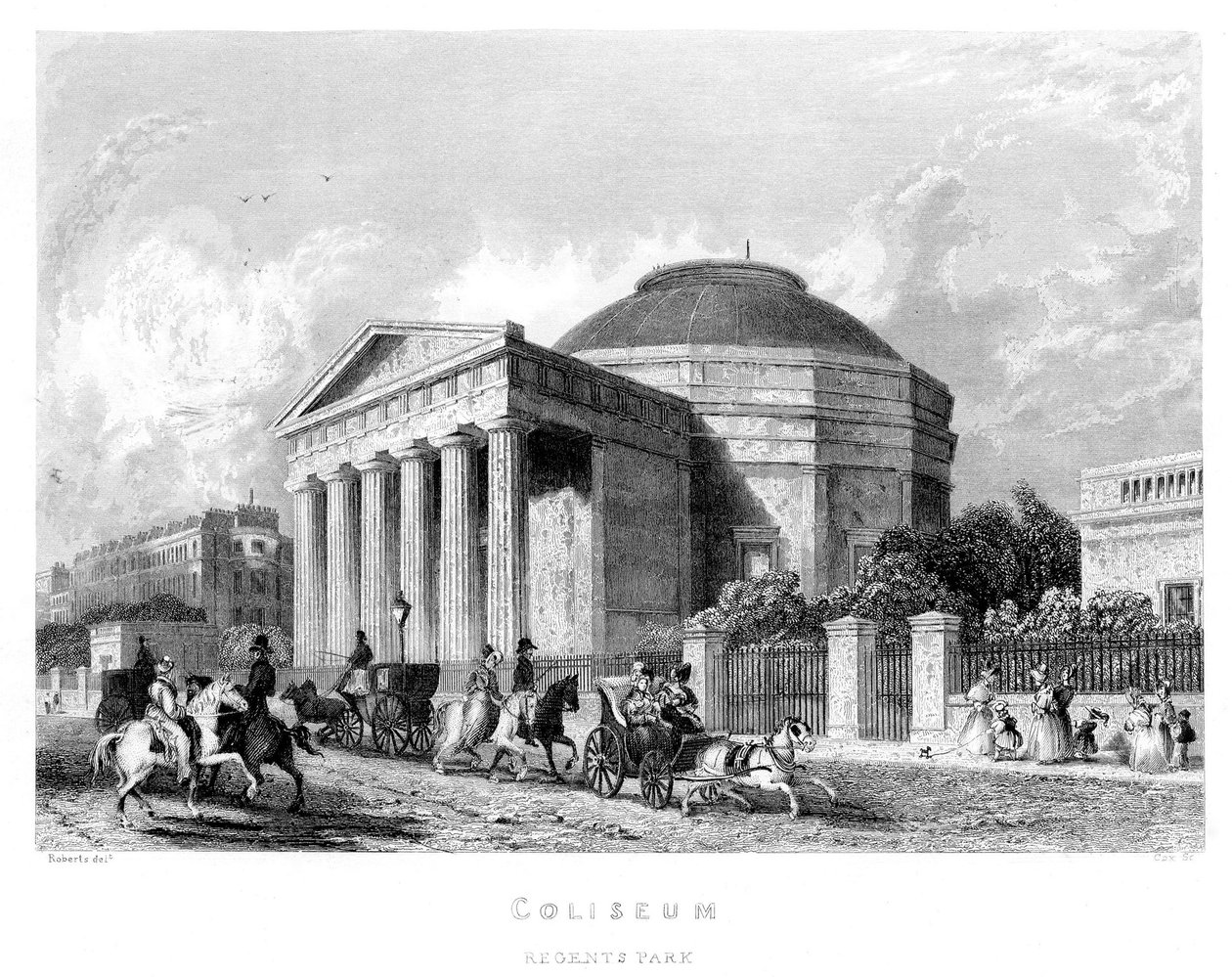 罗马斗兽场，摄政公园，1837年 作者 英语学校
