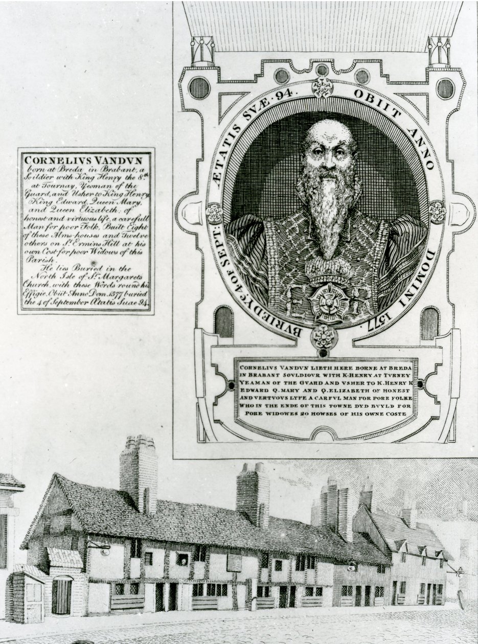 Cornelius Van Dun（1483-1577）纪念馆和救济院，1798年 作者 英语学校