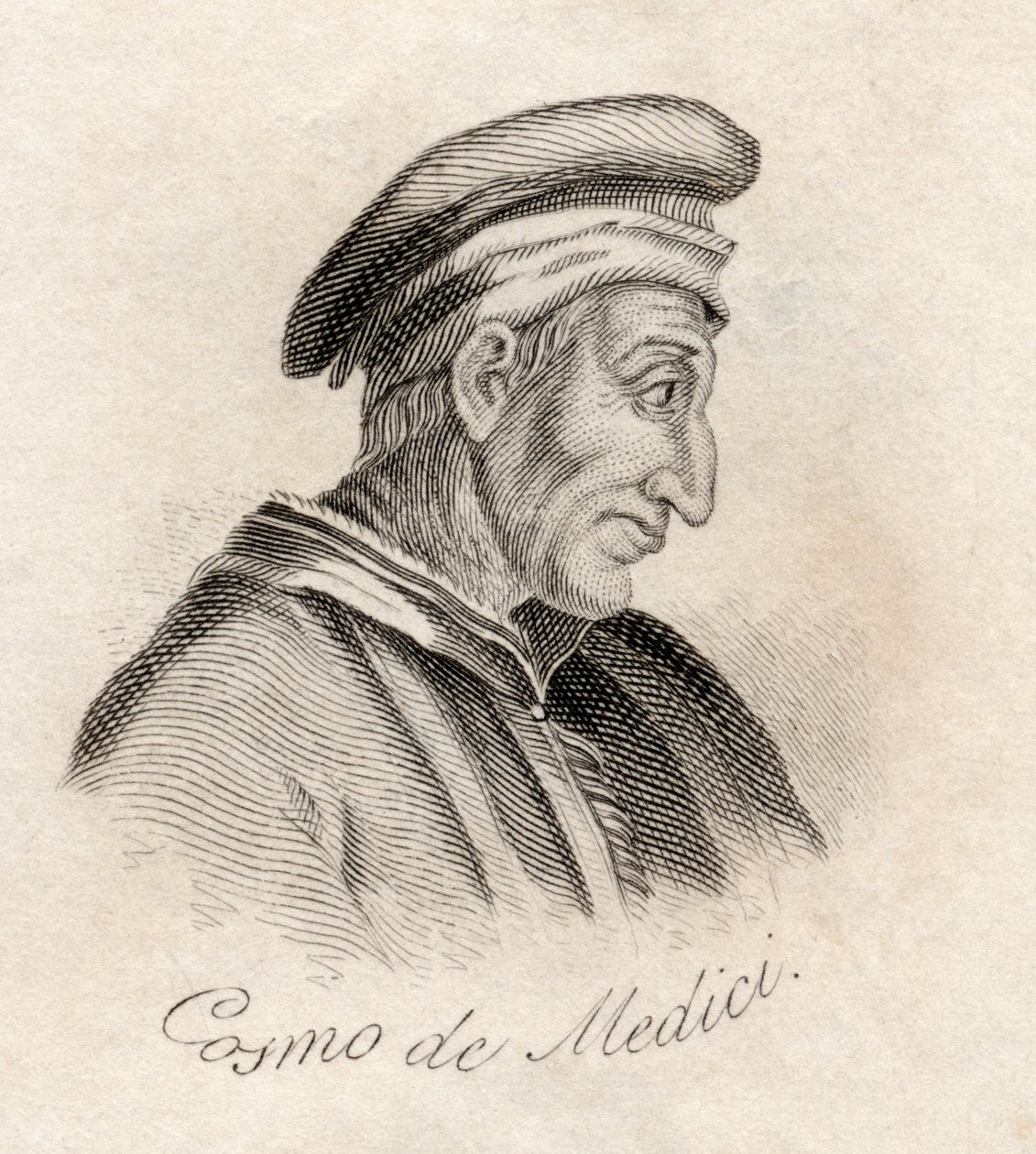 Cosimo de Medici，来自&39;Crabb&39;s Historical Dictionary&39;，于1825年出版 作者 英语学校
