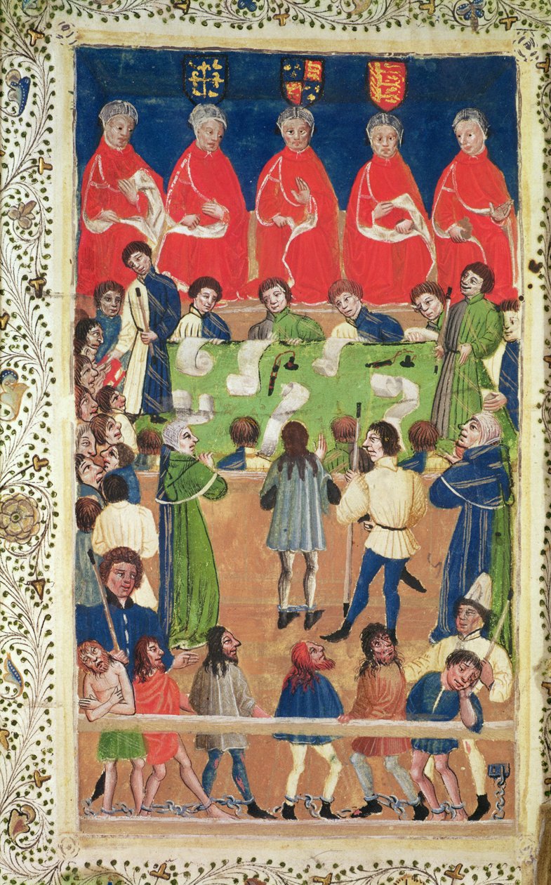 Court of Kings Bench，Westminster Hall，c.1460 作者 英语学校
