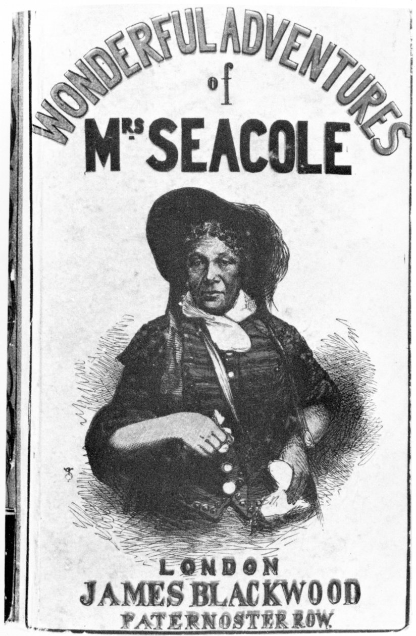 1857年Paternoster Row的James Blackwood出版的Seacole夫人精彩历险记第一版的封面 作者 英语学校