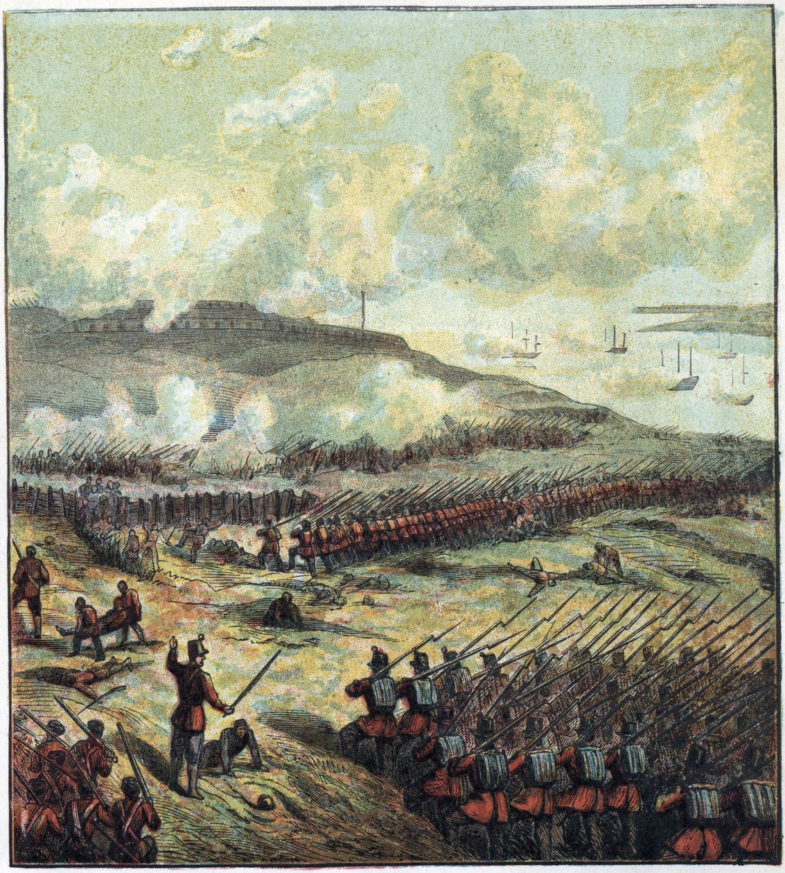 Crimee War (1853-1856): the battle of Inkermann (Inkerman) on 5/11/1854 between Russia and the British, French and Turkish coalition which won. The Battle of Inkerman 作者 英语学校