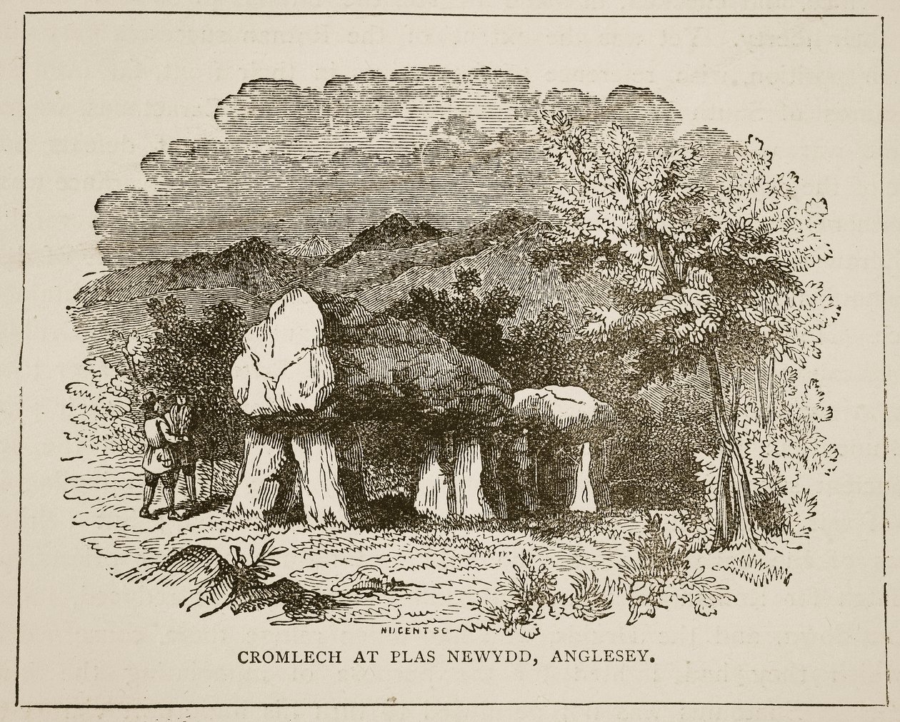 Cromlech到Plas Newydd，Anglesey 作者 英语学校
