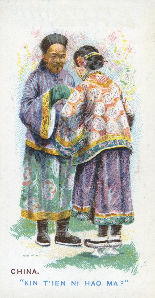 中国的习惯性问候，1907年 作者 英语学校