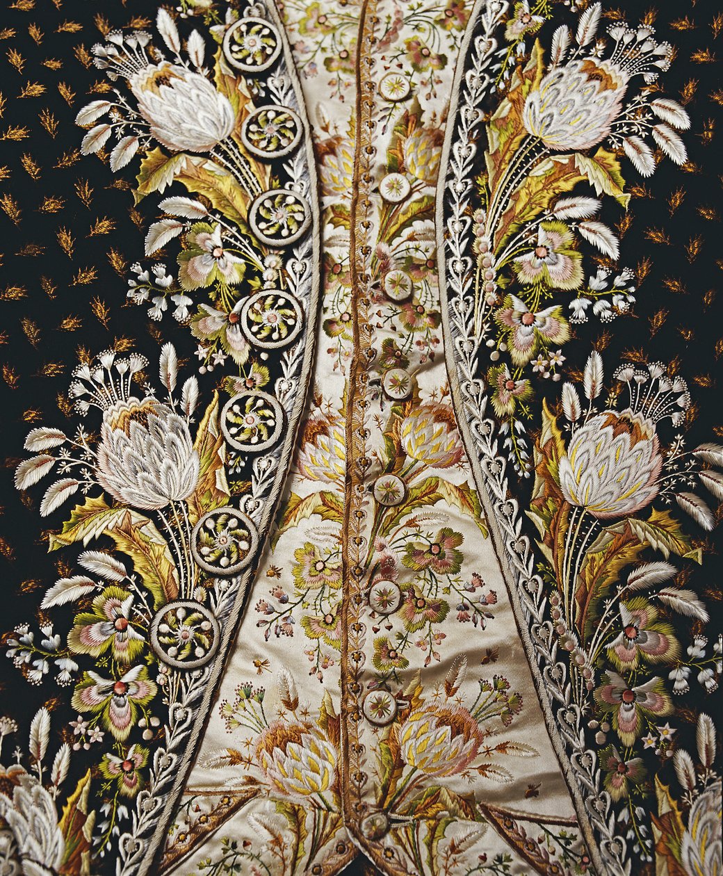 绅士正装的细节，包括外套，马甲和马裤，1780年代至90年代 作者 英语学校
