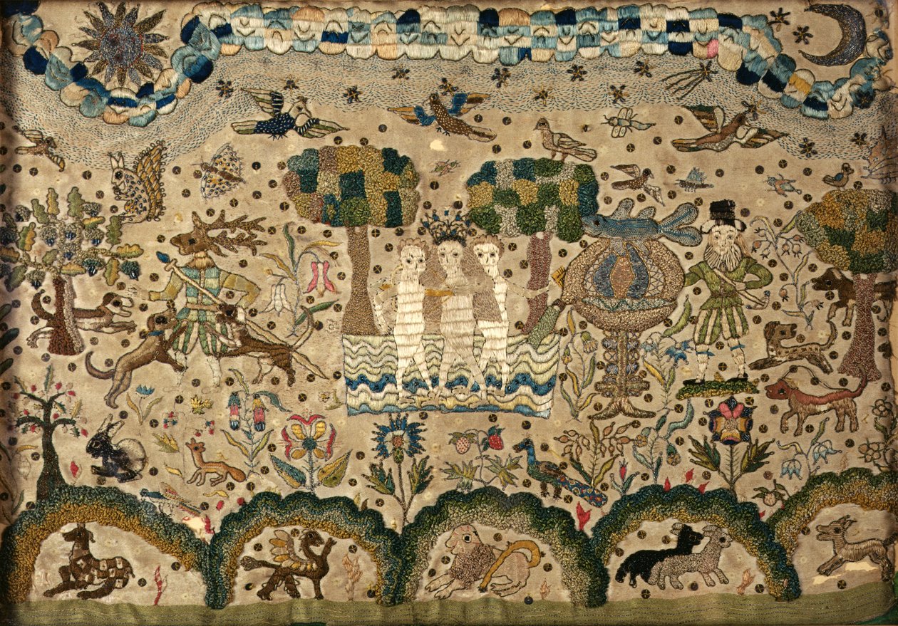 Diana和Actaeon，被认为是女王伊丽莎白一世的作品 作者 英语学校