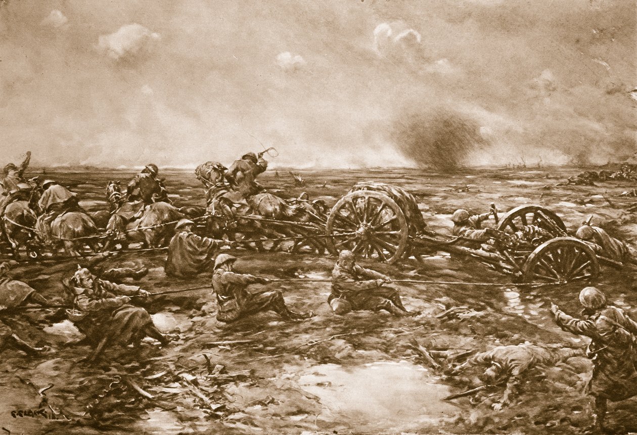 枪支运输的困难，1914-19 作者 英语学校