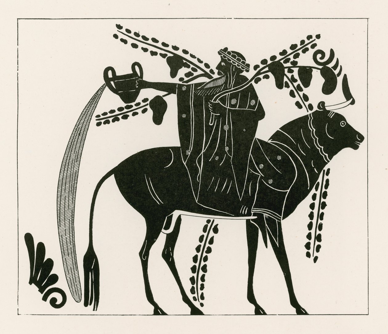 狄俄尼索斯骑牛（雕刻） 作者 英语学校