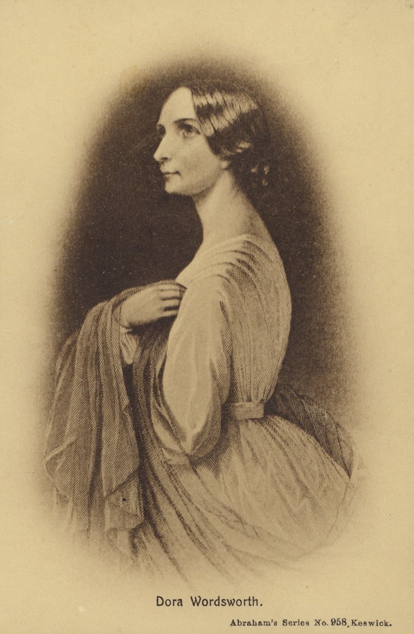 朵拉-华兹华斯（1804-1847），英国诗人威廉-华兹华斯的女儿（石版） 作者 英语学校