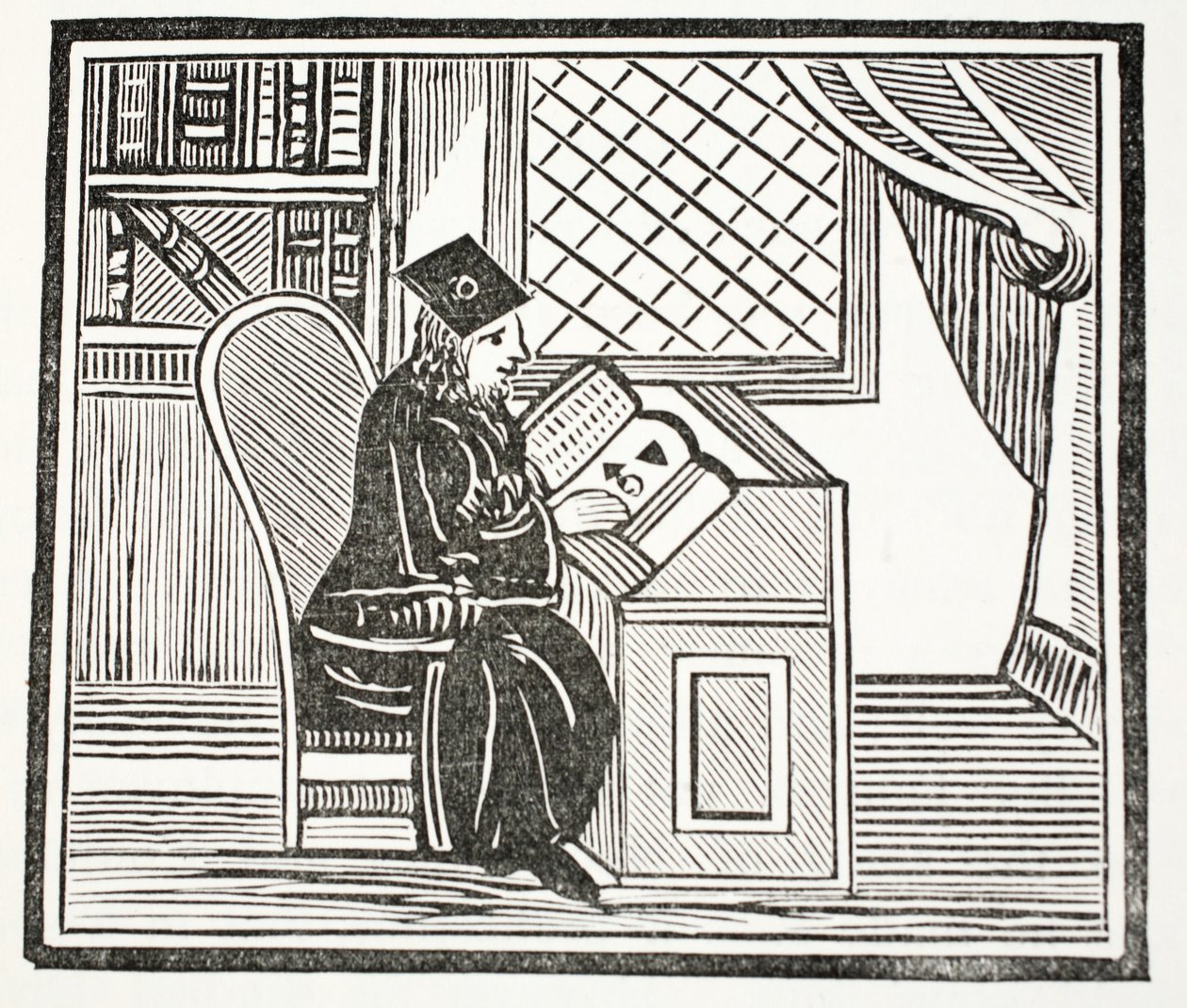 John Faustus博士，18世纪Chap书籍的插图，约翰阿什顿，酒吧。 1882年 作者 英语学校