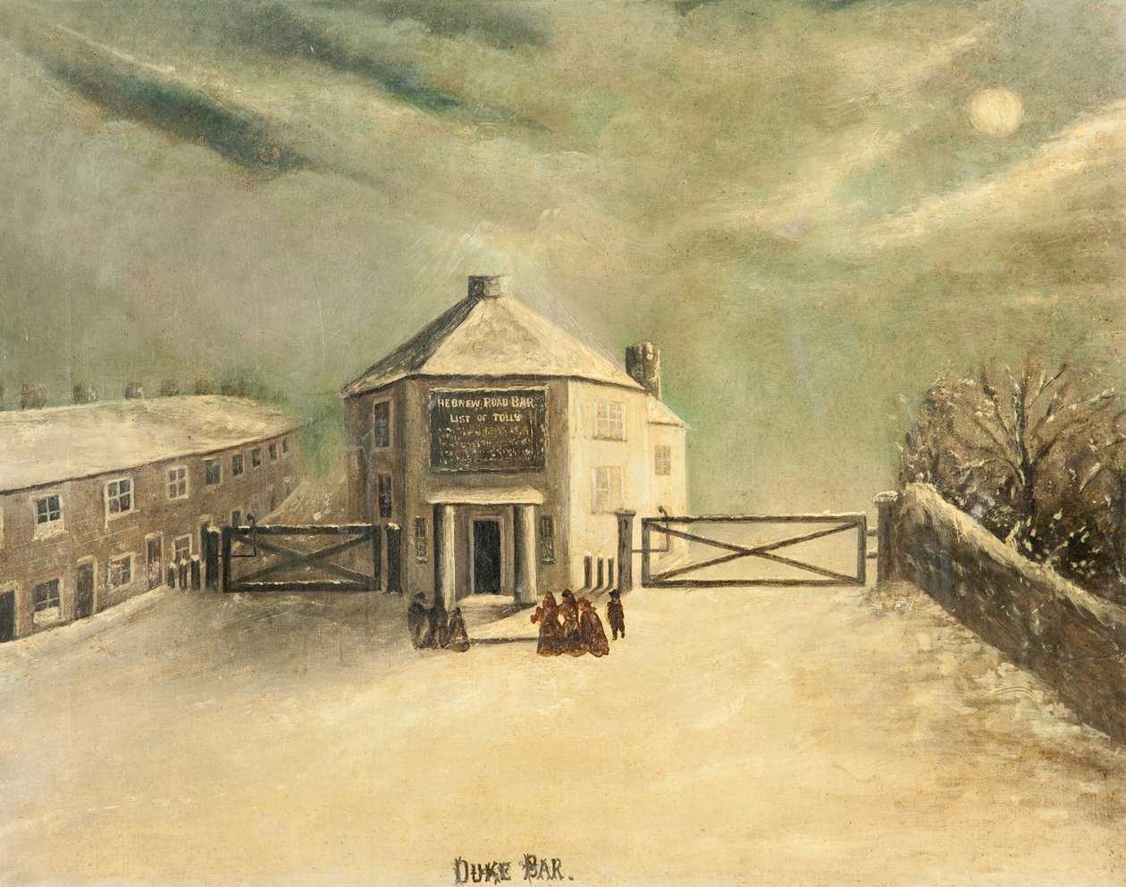杜克酒吧，伯恩利，1850年 作者 英语学校