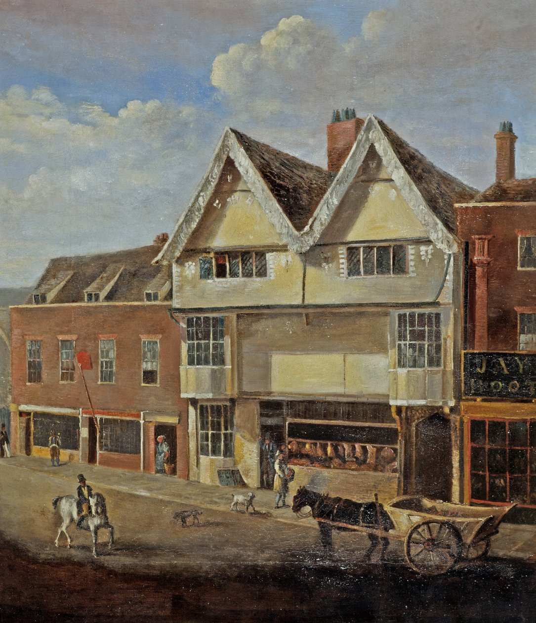 Eastgate Street Gloucester，1830 作者 英语学校