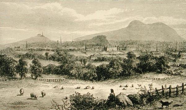 约1880年的爱丁堡，来自宗教小册子协会出版的《苏格兰图片》。 作者 英语学校
