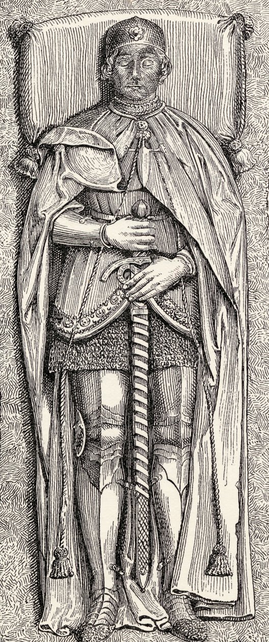 Alvaro de Luna的肖像，来自&39;西班牙：从摩尔人征服到格拉纳达沦陷的西班牙历史概述，711-1492&39;，由Henry Edward Watts出版，于1893年出版 作者 英语学校