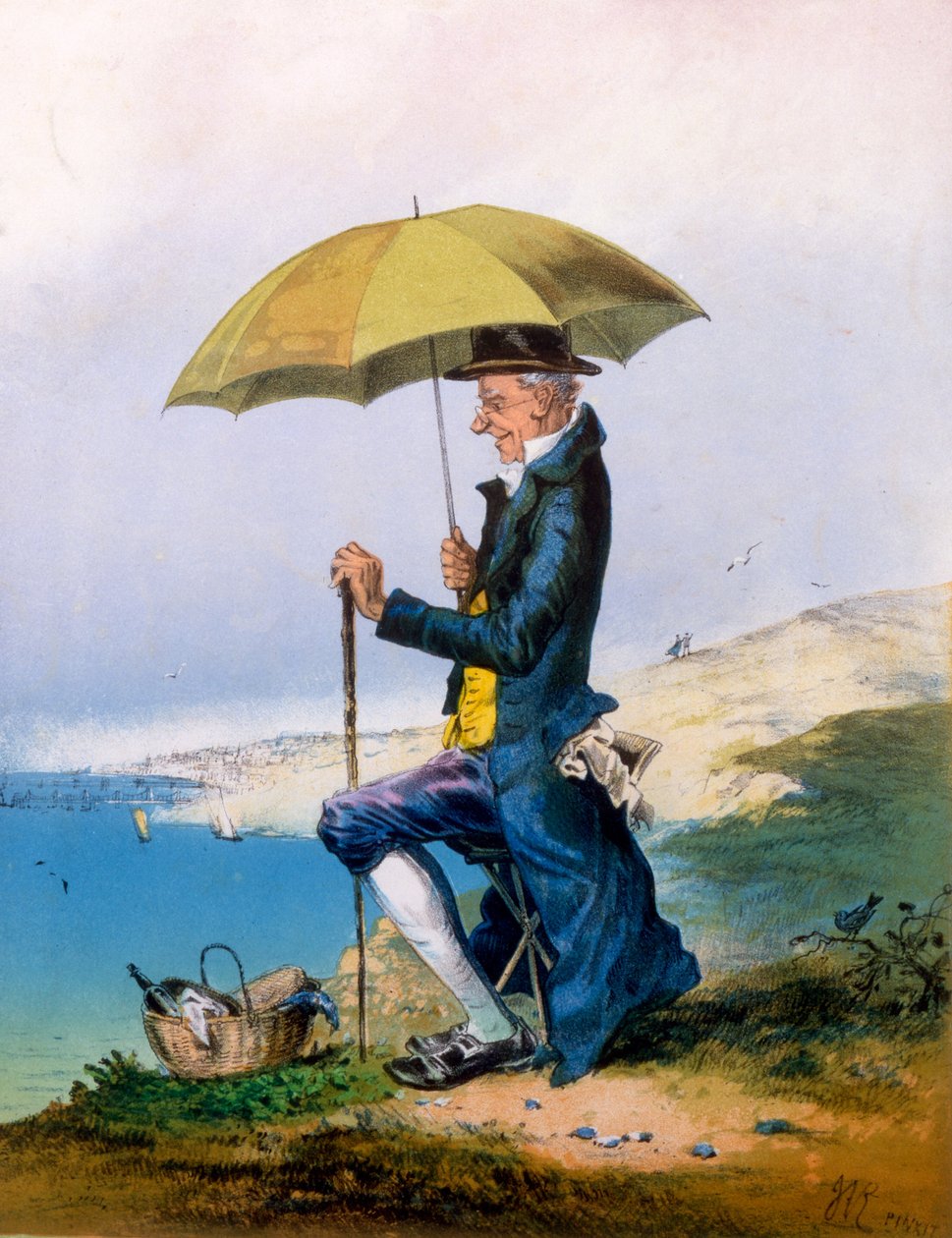 海边八小时七先令，由A. Concannen制作，1873年制作 作者 英语学校