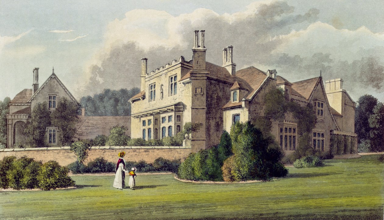 Endsleigh，来自Ackermanns艺术资料库，1823年（彩色光刻） 作者 英语学校