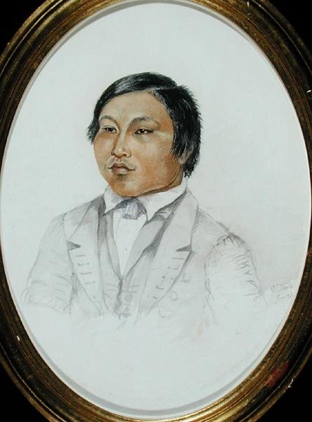 伊拉斯谟-奥古斯丁-卡利希鲁阿，约1855年（纸上水彩）。 作者 英语学校