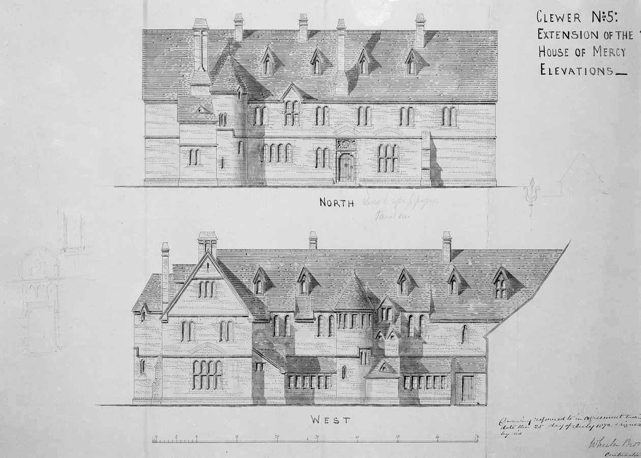 扩建仁慈之家，Clewer 作者 英语学校