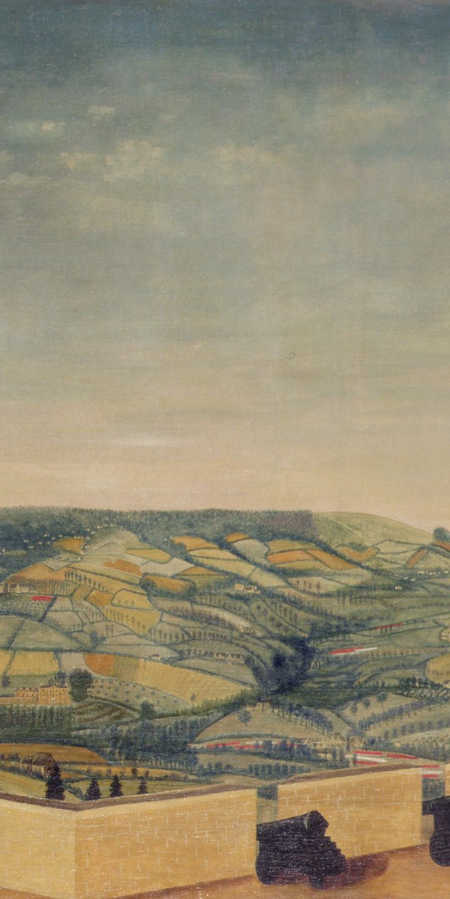 Extensive Landscape seen from Rodborough Fort, c.1764 (oil on canvas) (detail of 65821) 作者 英语学校