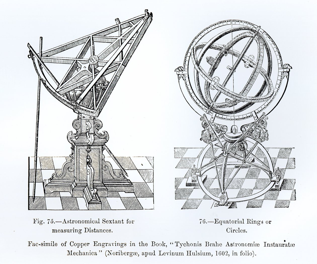 Tychonis Brahe Astronomiae Instauratae Mechanica，1602铜版画的传真 作者 英语学校