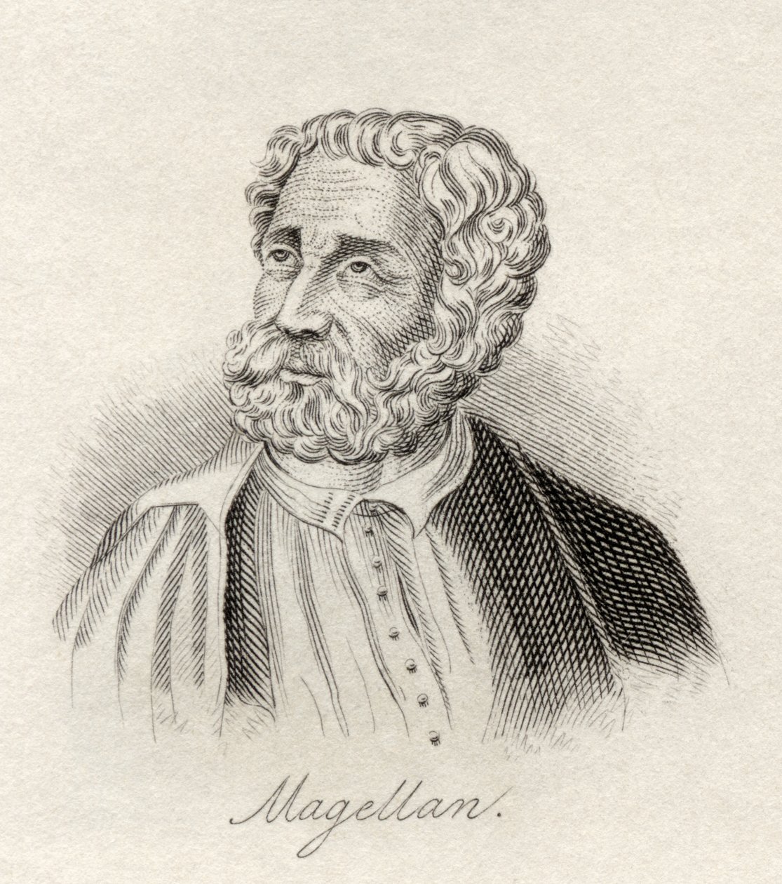 Ferdinand Magellan，来自&39;Crabb&39;s Historical Dictionary&39;，于1825年出版 作者 英语学校