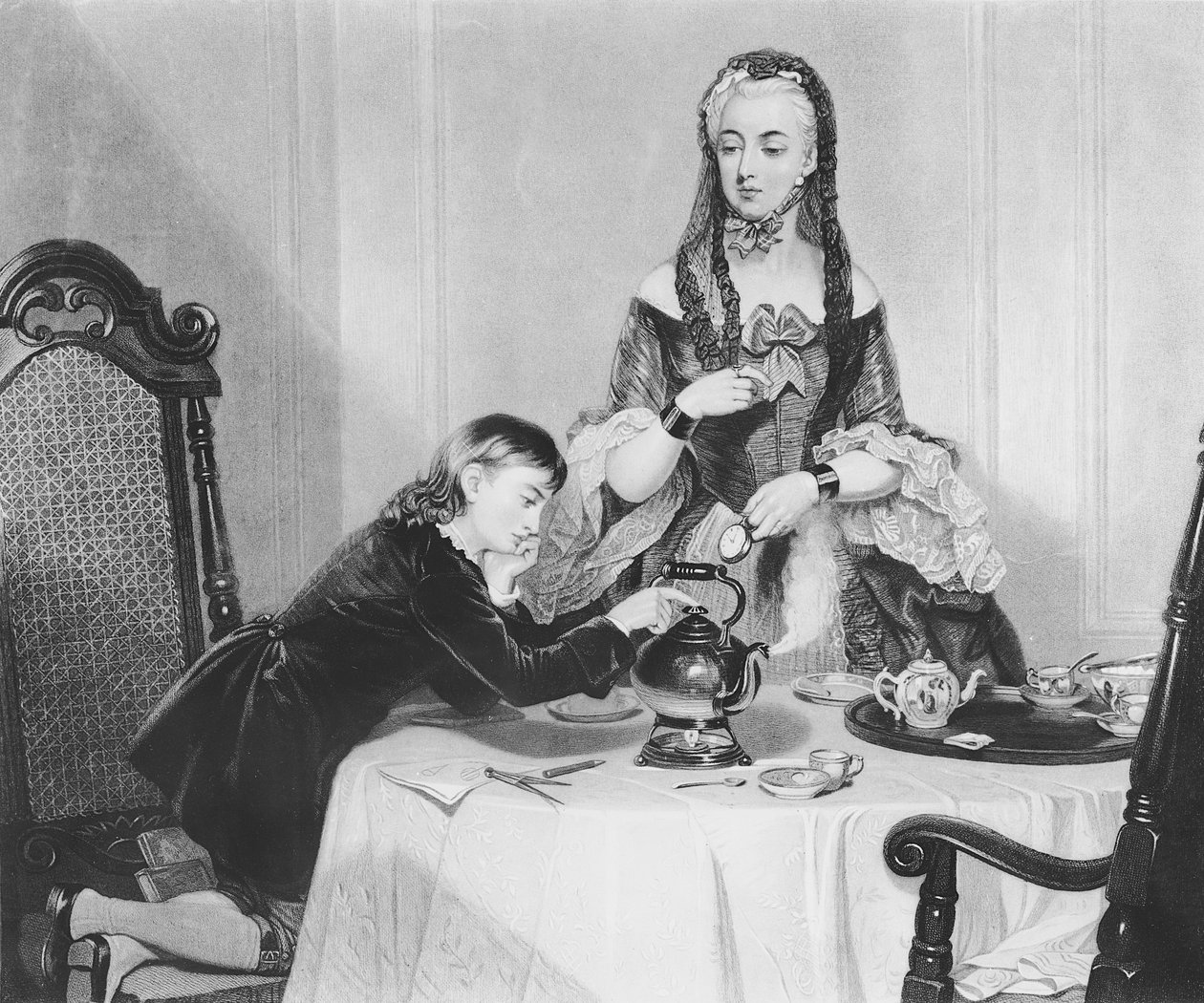 James Watt的第一次蒸汽实验（1736-1819） 作者 英语学校